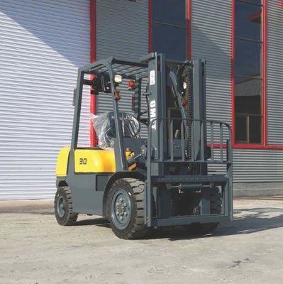 3ton Diesel Forklift Trucks with Mitsubishi S4s Isuzu Engine and 4.5m 6m Full Free Mast
