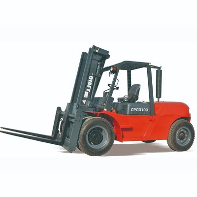 Euro II/III/IV and Us EPA 10ton Chinese Diesel Forklift with Side Shift Fork Positioner