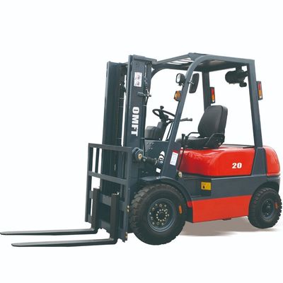 2 T Diesel Forklift Truck with 4m 4000mm Two Stage Full Free Mast Duplex Full Free CPCD20 Mast