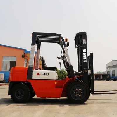 3 Ton Diesel Forklift Truck with 4.5m Full Free Mast and Euro II/III/IV Emission