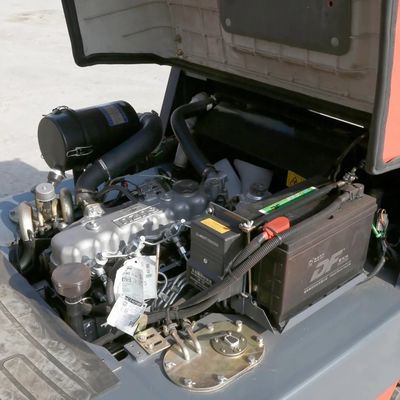 Steel Rubber Forklift 2 Stage 3m Mast 3.5t Diesel Truck for Lift Height 3000-7000mm