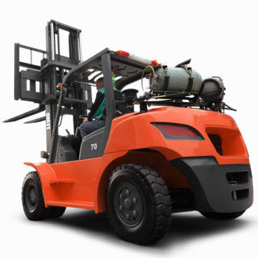 CPQY50 5ton 6ton 7ton Forklift Truck with USA GM4.3 Engine Dual Fuel Gasoline and LPG Petrol Gas Engine Fork
