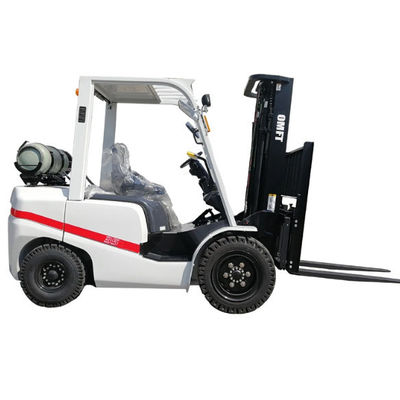3.5ton LPG Forklift Supply with Min. Turning Radius 2495mm and Pneumatic or Solid Tires