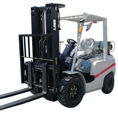 Tires Pneumatic or Solid CPQY40 4 Ton LPG Forklift with Cabin Nissan K21 K25 Engine