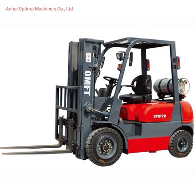 LPG Gas Dual Fuel Petrol LPG Gasoline Forklift Fg20 with Impco Omft Standard Ce ISO SGS
