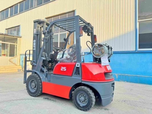 2.5ton 4-Wheel Gasoline LPG Hydraulic Lifter Truck Forklift with Intelligent Battery