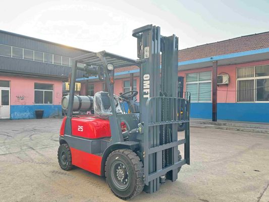 2.5ton 4-Wheel Gasoline LPG Hydraulic Lifter Truck Forklift with Intelligent Battery