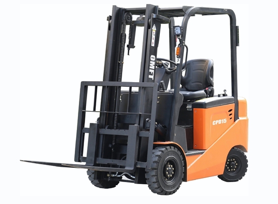 Electric Forklift with AC Motors Standard Ce ISO SGS 1500kgs OEM and Spare Parts