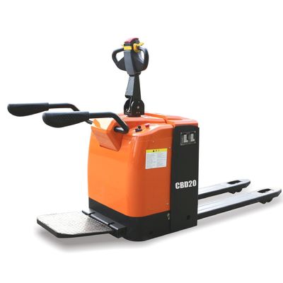 Steel PU 2t Electric Pallet Truck Jack with 2000kg Load Capacity and Battery