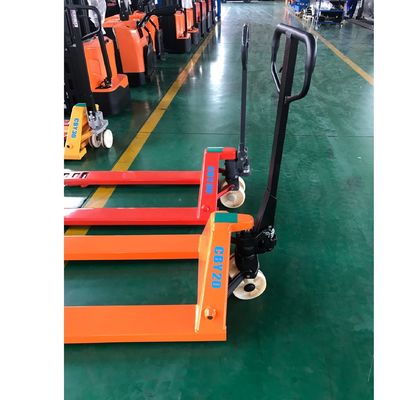 CBY20 2ton Steel PU AC Pump Hydraulic Manual Hand Pallet Truck Pallet Jack with Ce ISO
