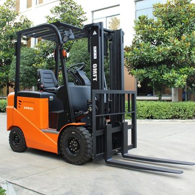 1.5ton 3 Wheels Electric Forklift Truck with 3m 3000mm Lift Height Duplex 2stages Mast