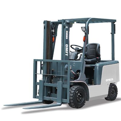 Tyre Pneumatic or Solid 2.5ton Electric Forklift Battery Operated Forklift with CE ISO