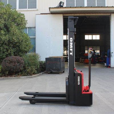 Maximum Running Speed 3.3km/H 1.2 Ton Full Electric Pallet Stacker Cdd12 with Ce ISO