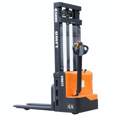 DC System Electric Pallet Stacker with 1.2 Ton Capacity and 1600-3000mm Lift Height