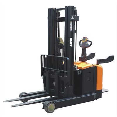 Chinese Electric Stand-on Reach Stacker with 740X1070mm Fork and Free Battery Charger