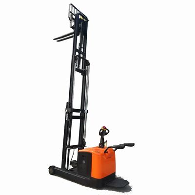2 Ton 2 T Battery Pallet Stacker with 4m 4000mm Two Stage Full Free Mast Duplex Full Free Mast