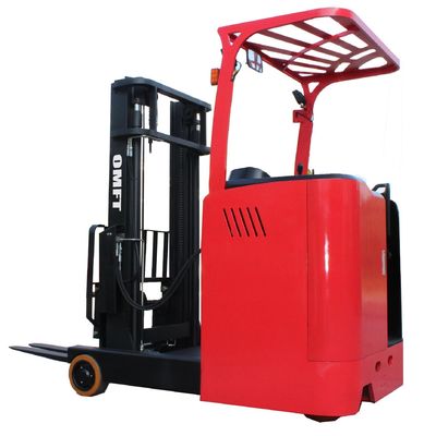 Narrow Aisle Electric Reach Stacker with Seat 1.5 Ton 2.5 Ton OEM and Spare Parts