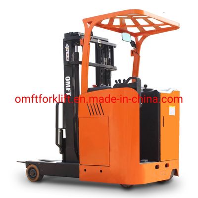 Stand-on Seated Full Electric Battery Operated Reach Stacker Truck with 48V Battery