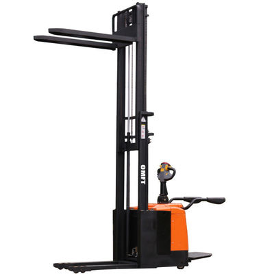1.6 Ton Stand-on Type Battery Electric Stacker with 2m Mast and 2000mm Lifting Height