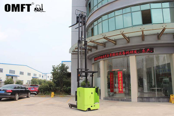Steel PU Material 1.5 Tons Electric Reach Forklift for Quick Warehouse Management