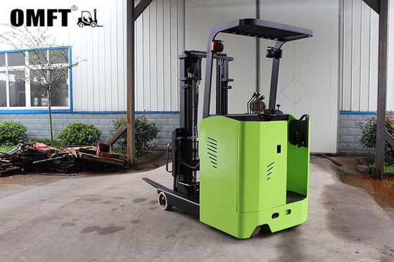 Battery Charger Free Electric Reach Truck with Japanese Engine and Automatic Boom Lift