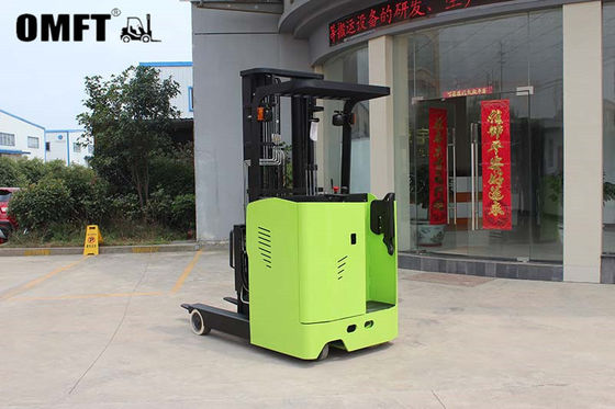 2 Ton Stand Type Electric Power Reach Forklift with Travel Speed Laden/Unladen of 4/5km/H