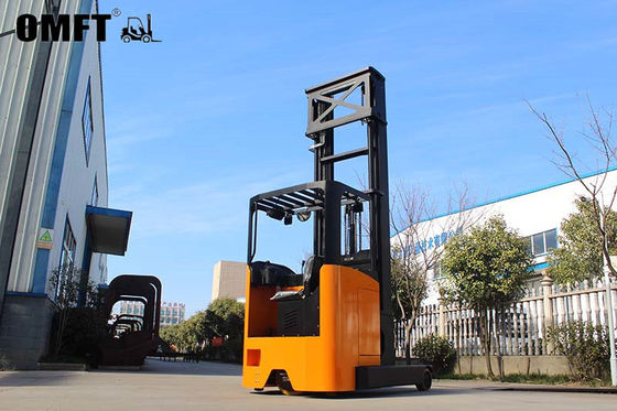 OEM and Spare Parts 2.0 Ton Electric Reach Stack Forklift with Steel PU Material