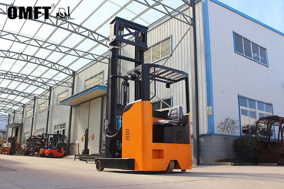 Electric Reach Truck Forklift 1.5t 2t 2.5t 3t with Charger and 3000-8000mm Lift Height