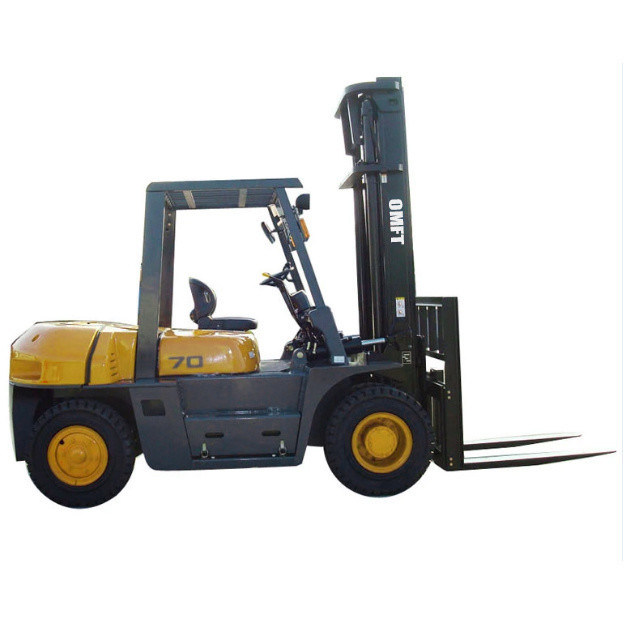 1220mm Fork 7000kgs Diesel Forklift with Side Shift/Solid Tyre Tcm Technical