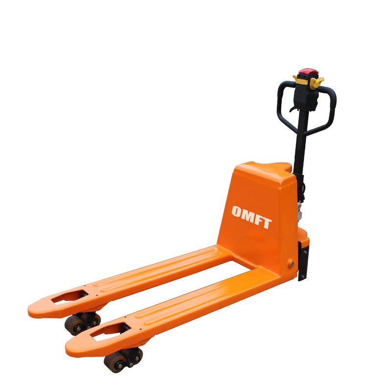 Food Industry Mini Walk Electric Hydraulic Pallet Truck 1.5ton with Lift height 210mm
