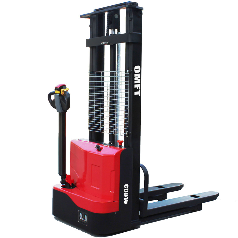 CDD15 1.5t Electric Battery Operated Pallet Stacker with Lifting Height 1600-3000mm