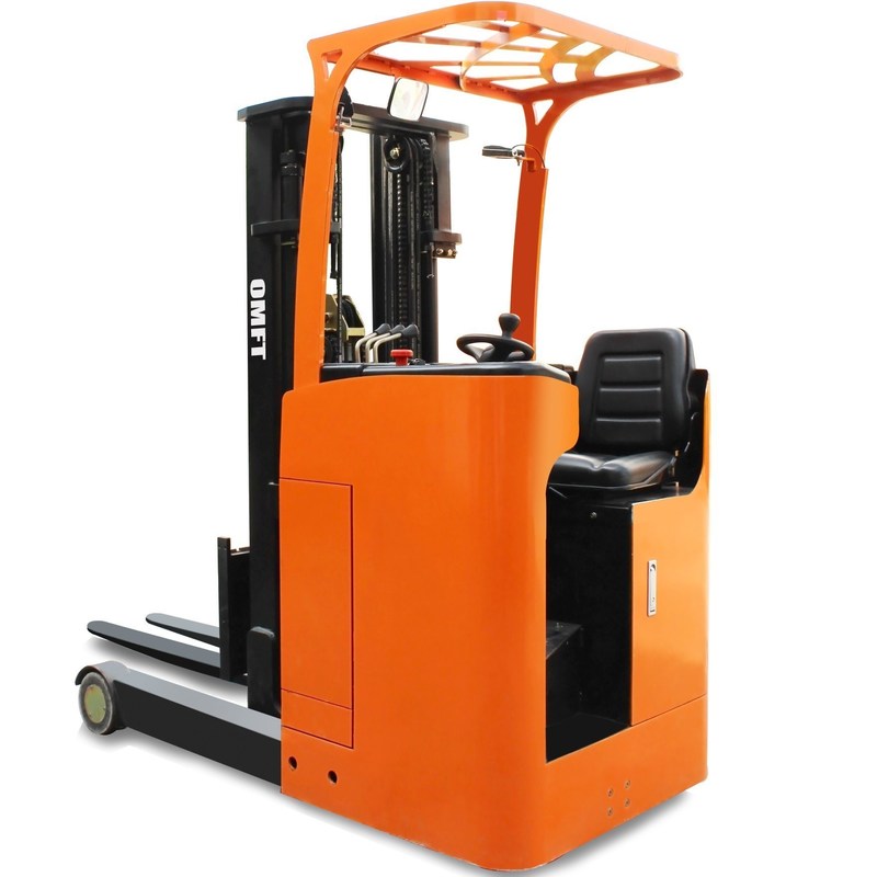 Narrow Aisle Electric Reach Stacker with Seat 1.5 Ton 2.5 Ton OEM and Spare Parts